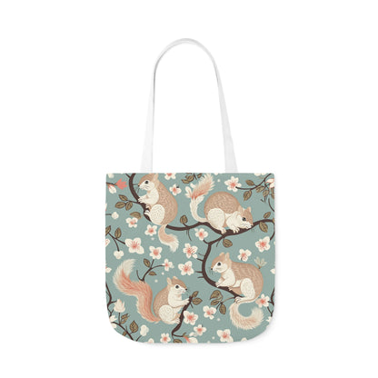 Squirrel Polyester Canvas Tote Bag (AOP)