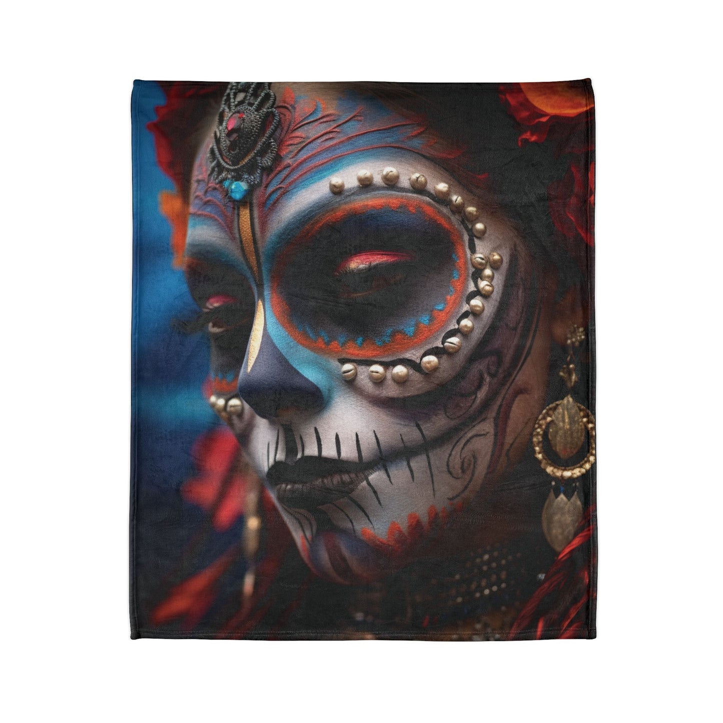 Day of The Dead 1 - Soft Polyester Blanket UK
