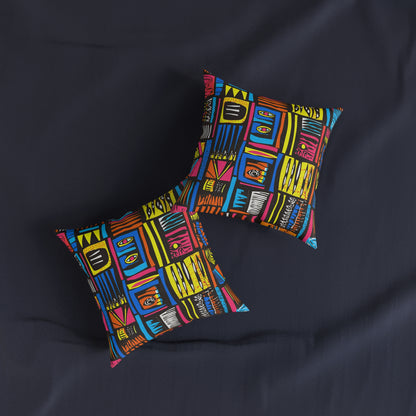 African 1 - Square Pillow - UK
