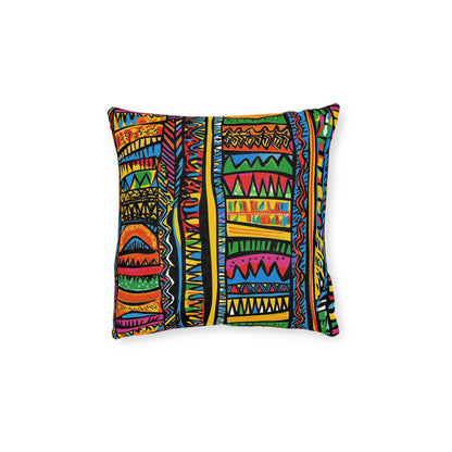 African 4 - Square Pillow - UK