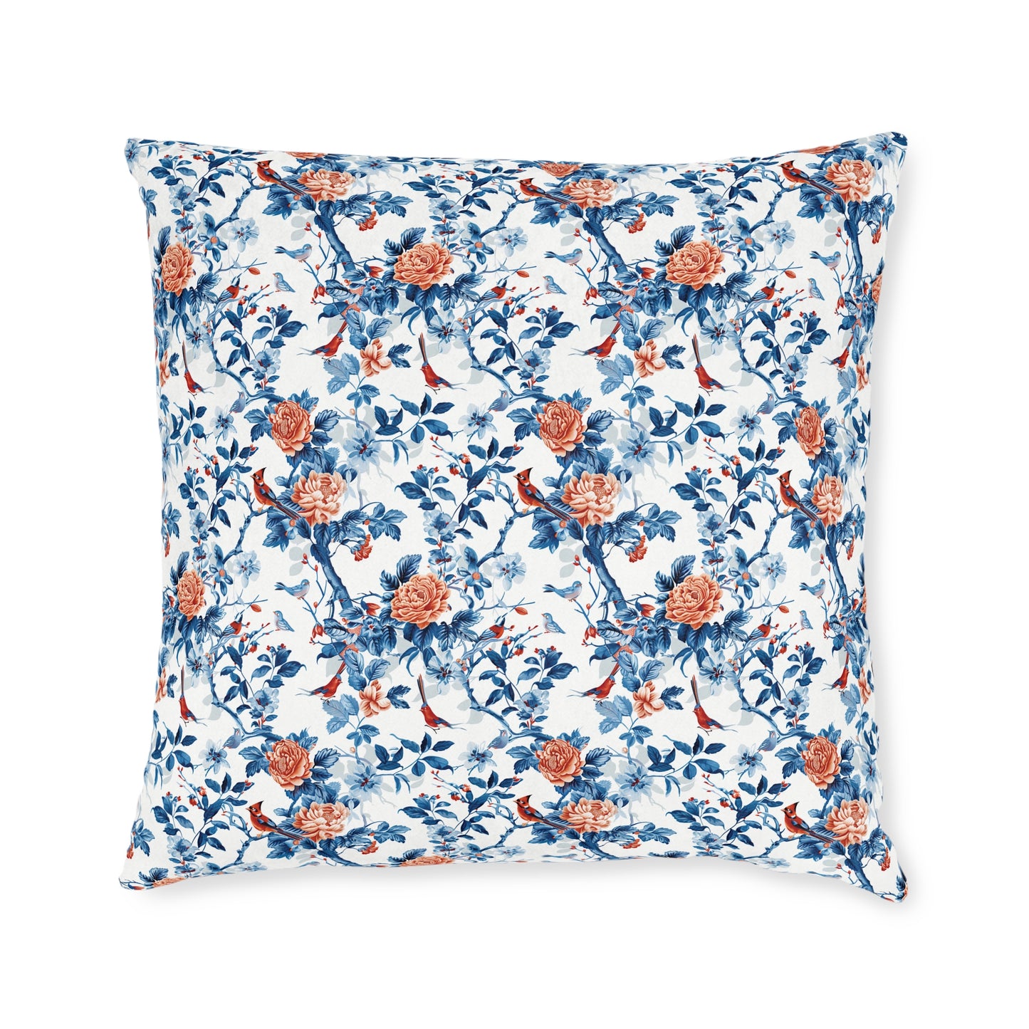 Blue Chinoiseries - Square Pillow - UK