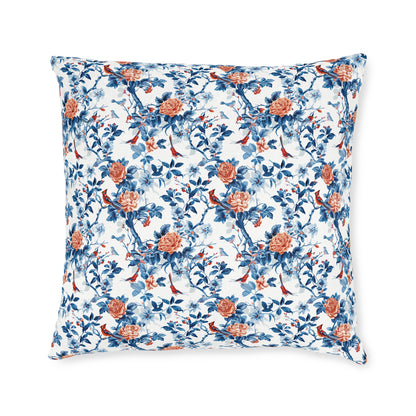 Blue Chinoiseries - Square Pillow - UK