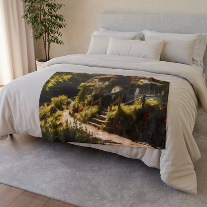 English Country House #1 - Soft Polyester Blanket