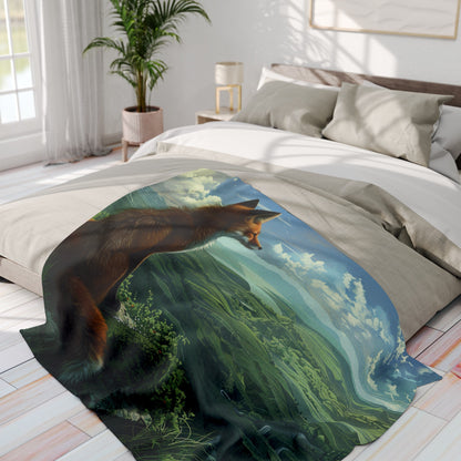 Valley View #3 Arctic Fleece Blanket - UK