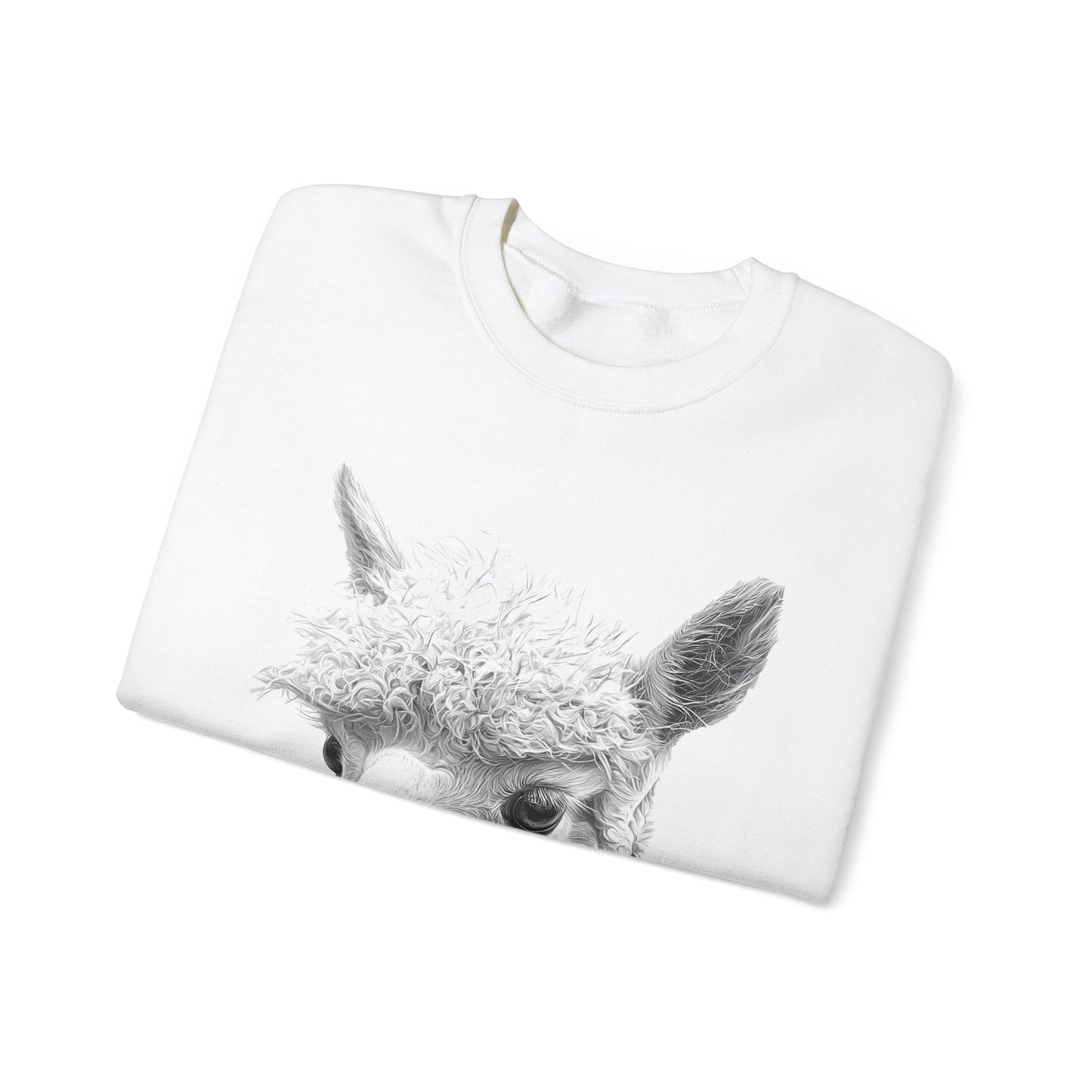 Cute Alpaca Unisex Crewneck Sweatshirt - Cosy Casual Wear UK