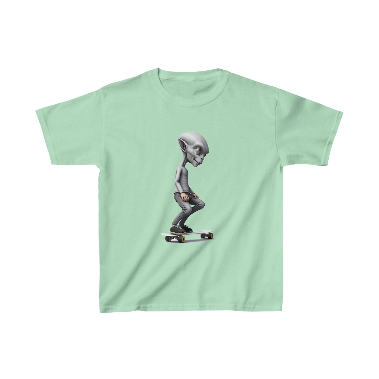 Alien Skater - Kids Heavy Cotton™ Tee - UK