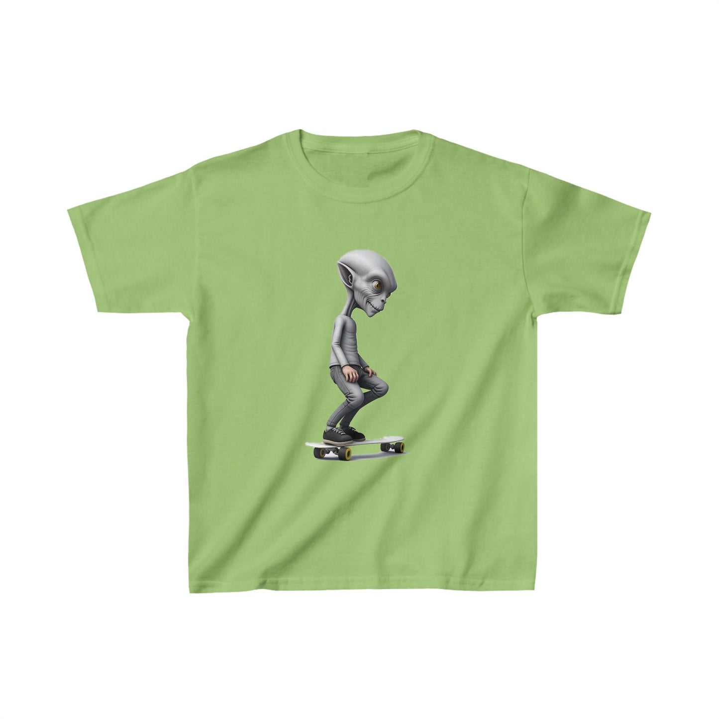 Alien Skater - Kids Heavy Cotton™ Tee - UK