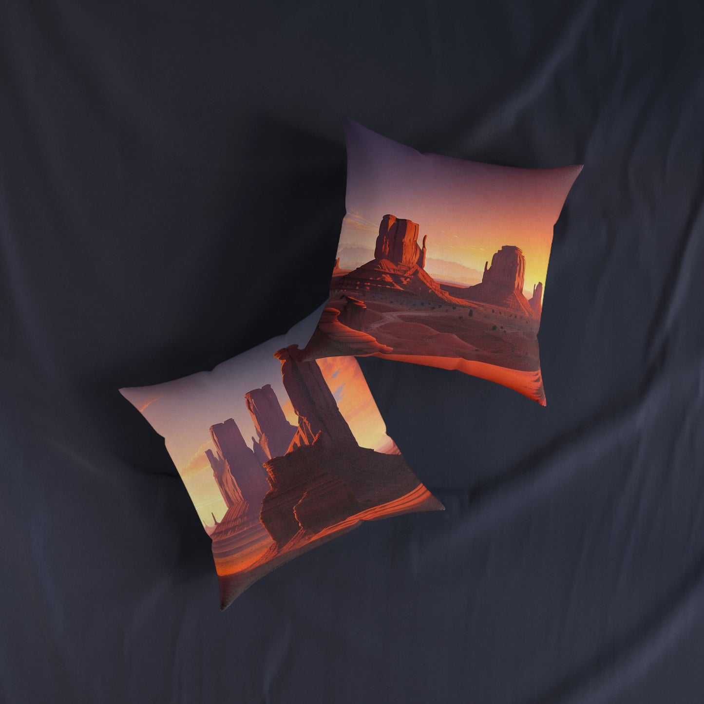 Monument Valley - Square Pillow - UK