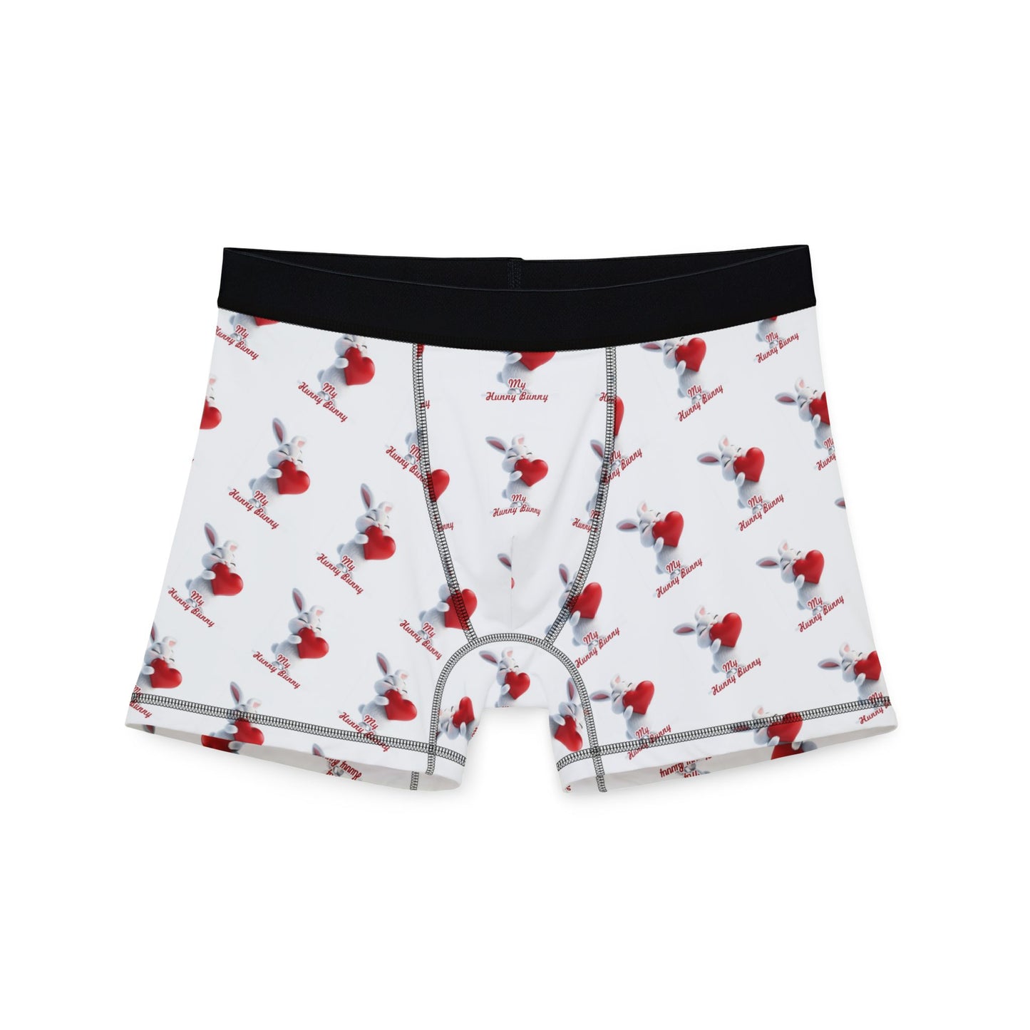 Love Bunny Men's Boxers - Fun Valentine's Day Underwear USA