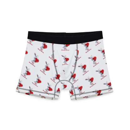 Love Bunny Men's Boxers - Fun Valentine's Day Underwear USA