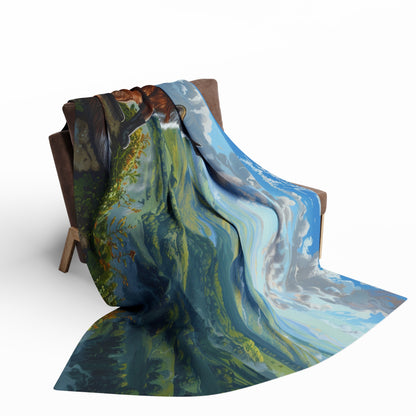 Valley View #4 Arctic Fleece Blanket - UK