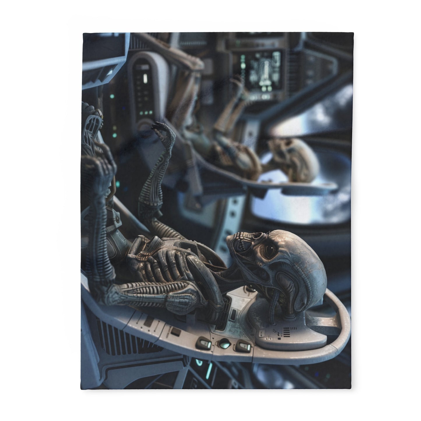 Alien Pilots - Arctic Fleece Blanket - USA