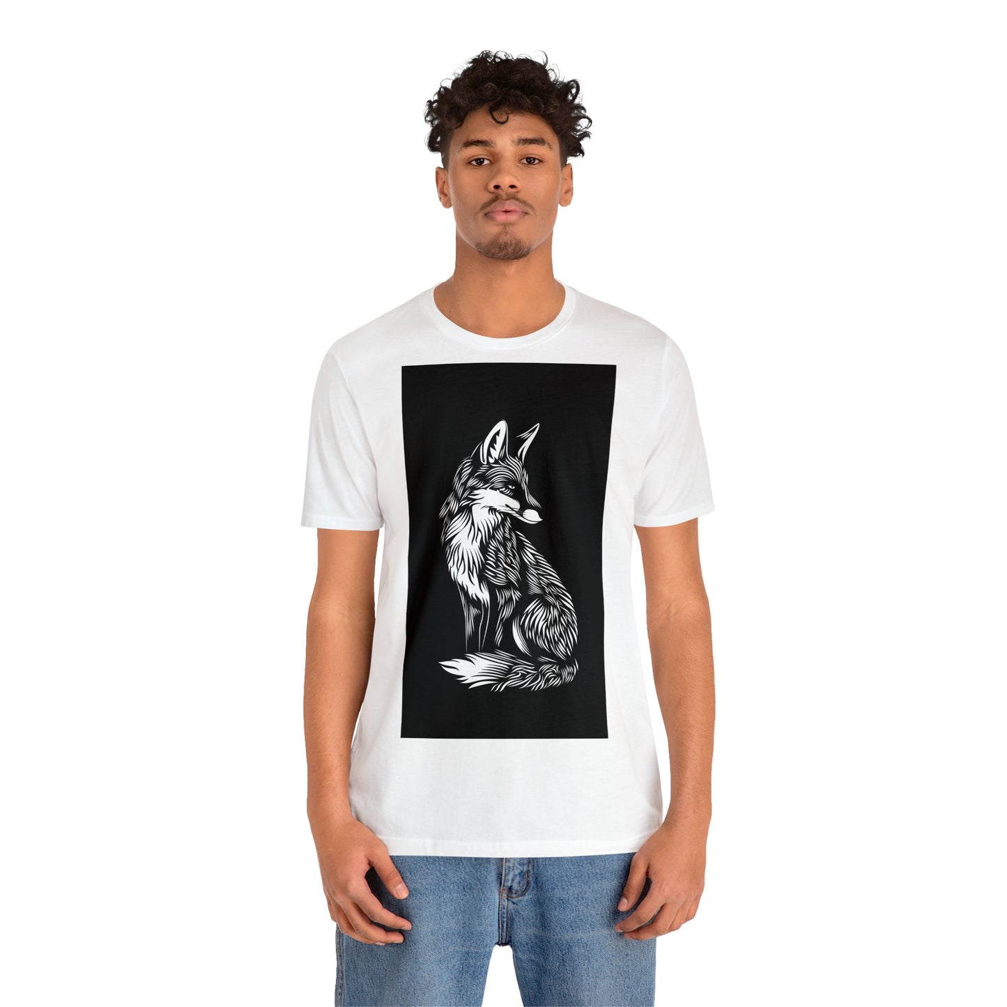 Fox Silhouette Unisex Jersey Short Sleeve Tee