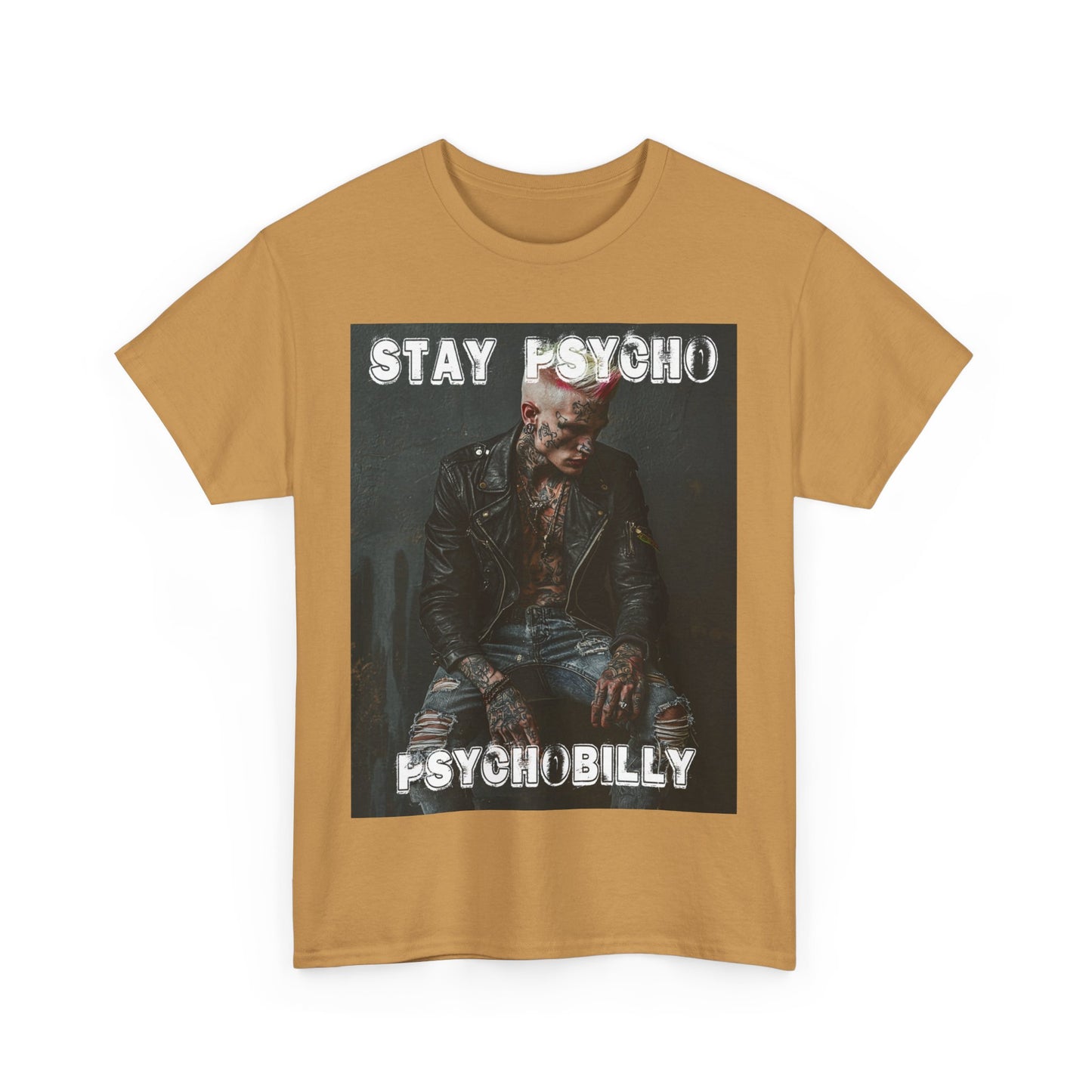 Psycho 1 - Unisex Heavy Cotton Tee - UK