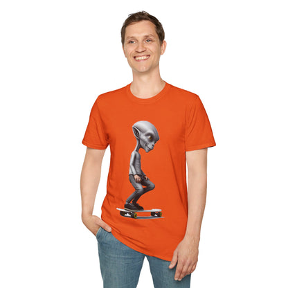 Alien Skater - Unisex Softstyle T-Shirt - UK