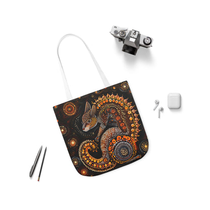 Native Australian Art #3 - Polyester Canvas Tote Bag (AOP)