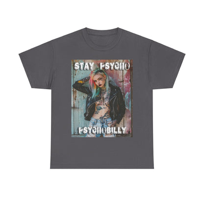 Psycho 4 - Unisex Heavy Cotton Tee - UK