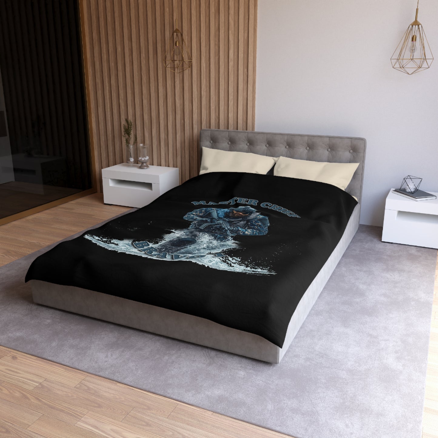 Master Chief Navy Seals - Microfiber Duvet Cover USA and UK