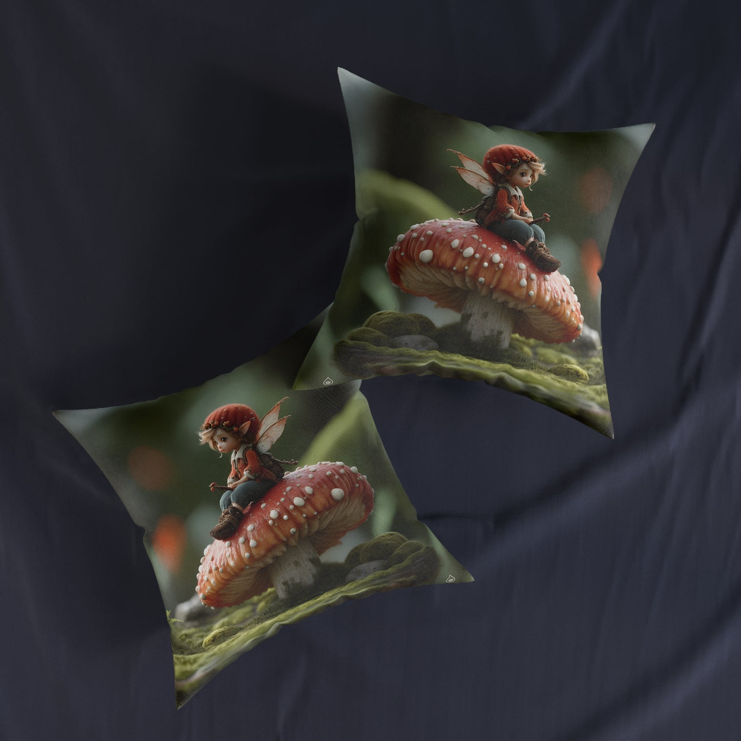 The Sad and Lonely Pixie - Square Pillow - UK