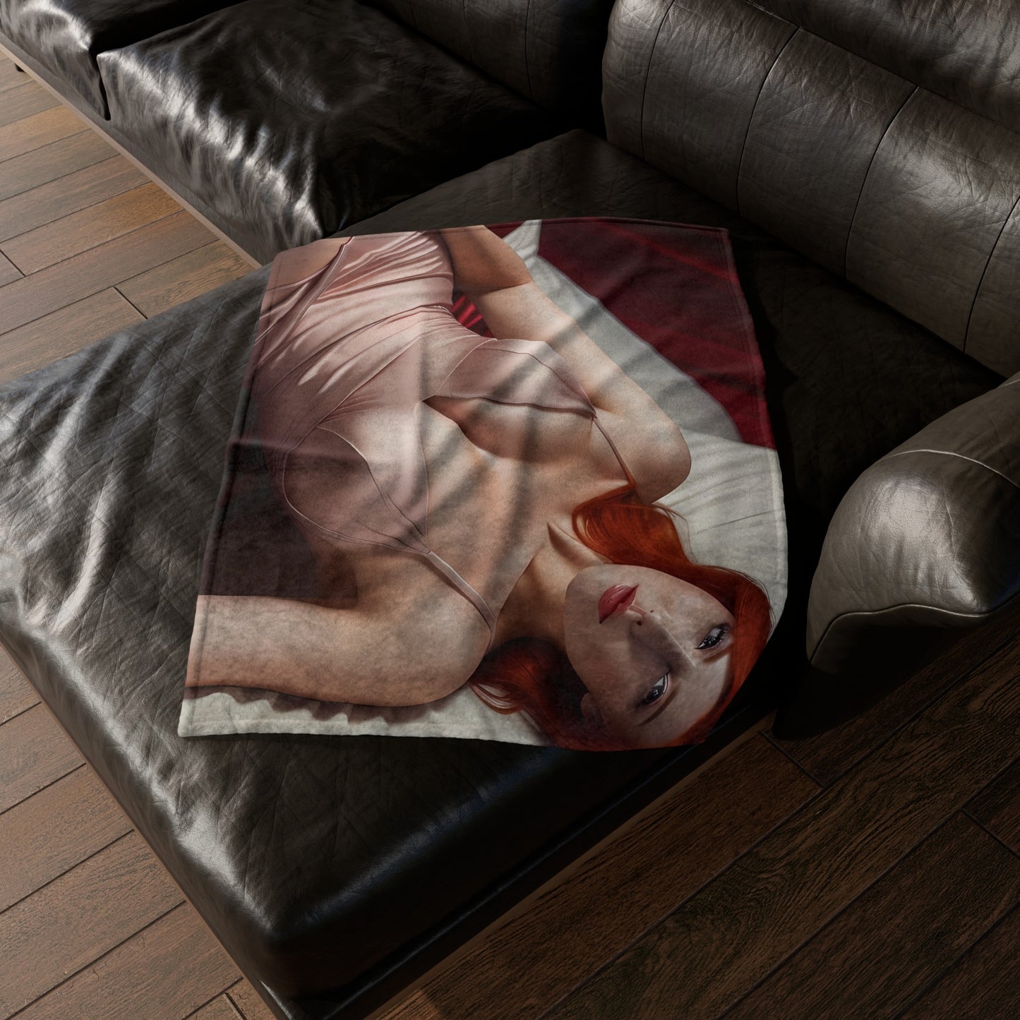 Red Hot Red-head 2 - Soft Polyester Blanket - UK