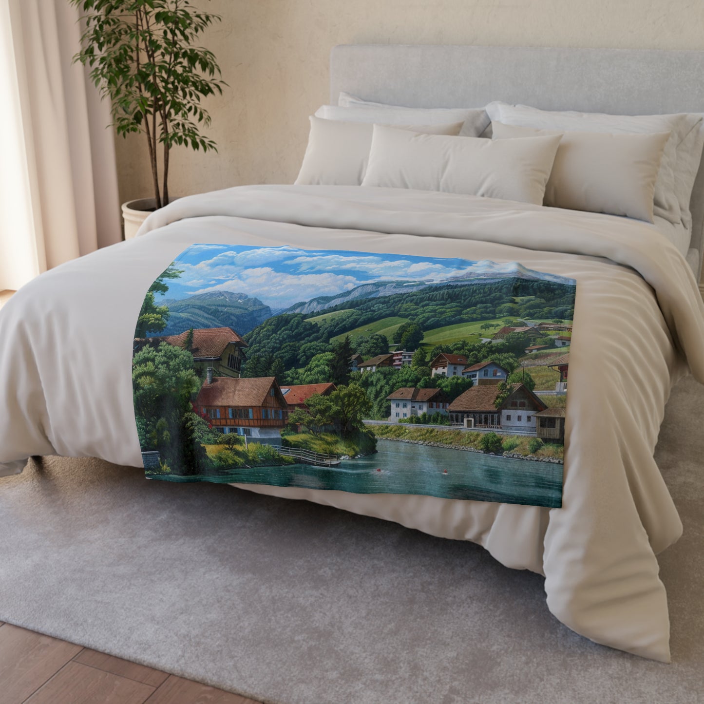Swiss Beauty #1 Blanket - Soft Polyester Blanket