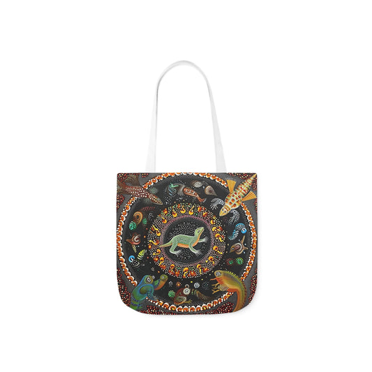 Native Australian Art #2 - Polyester Canvas Tote Bag (AOP)