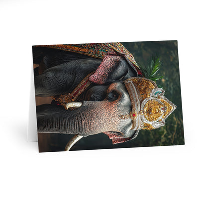 Decorated Elephant - Cards (5 Pack) - UK