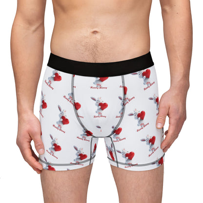 Love Bunny Men's Boxers - Fun Valentine's Day Underwear USA