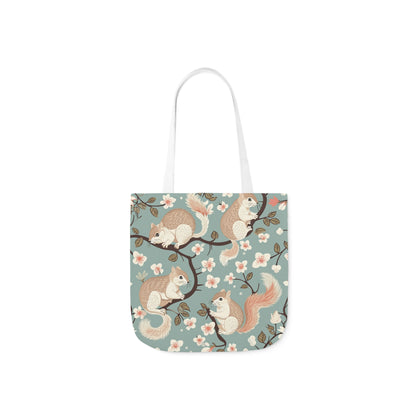Squirrel Polyester Canvas Tote Bag (AOP)