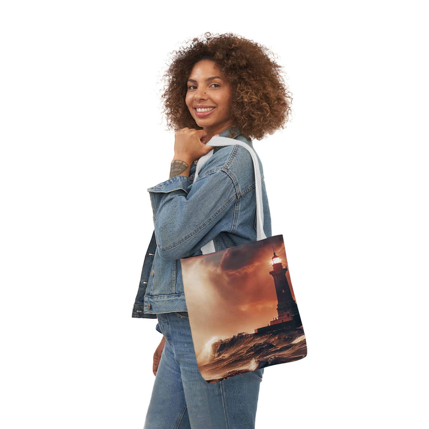 Seascape #1 - Polyester Canvas Tote Bag (AOP)