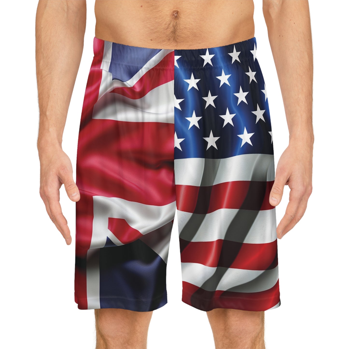 UK and USA United - Basketball Shorts - USA