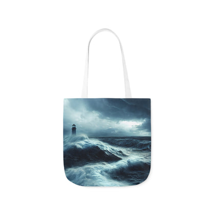 Seascape #2 - Polyester Canvas Tote Bag (AOP)