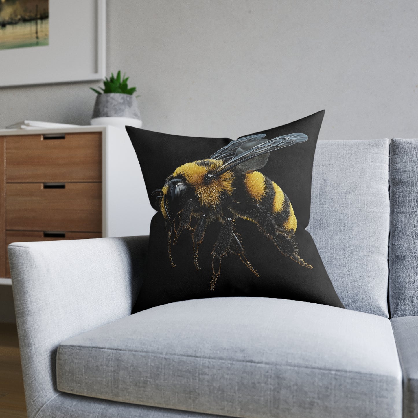 Bees - Square Pillow - UK