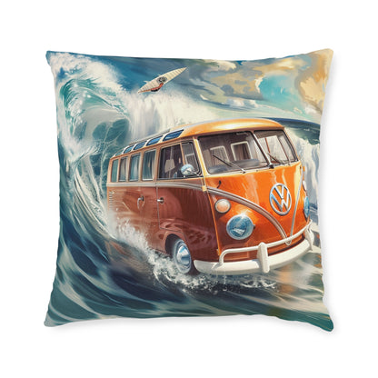 VW Surf Wagon - Square Pillow - UK