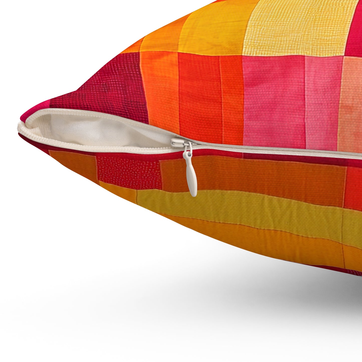 Patchwork 2 - Spun Polyester Square Pillow - USA