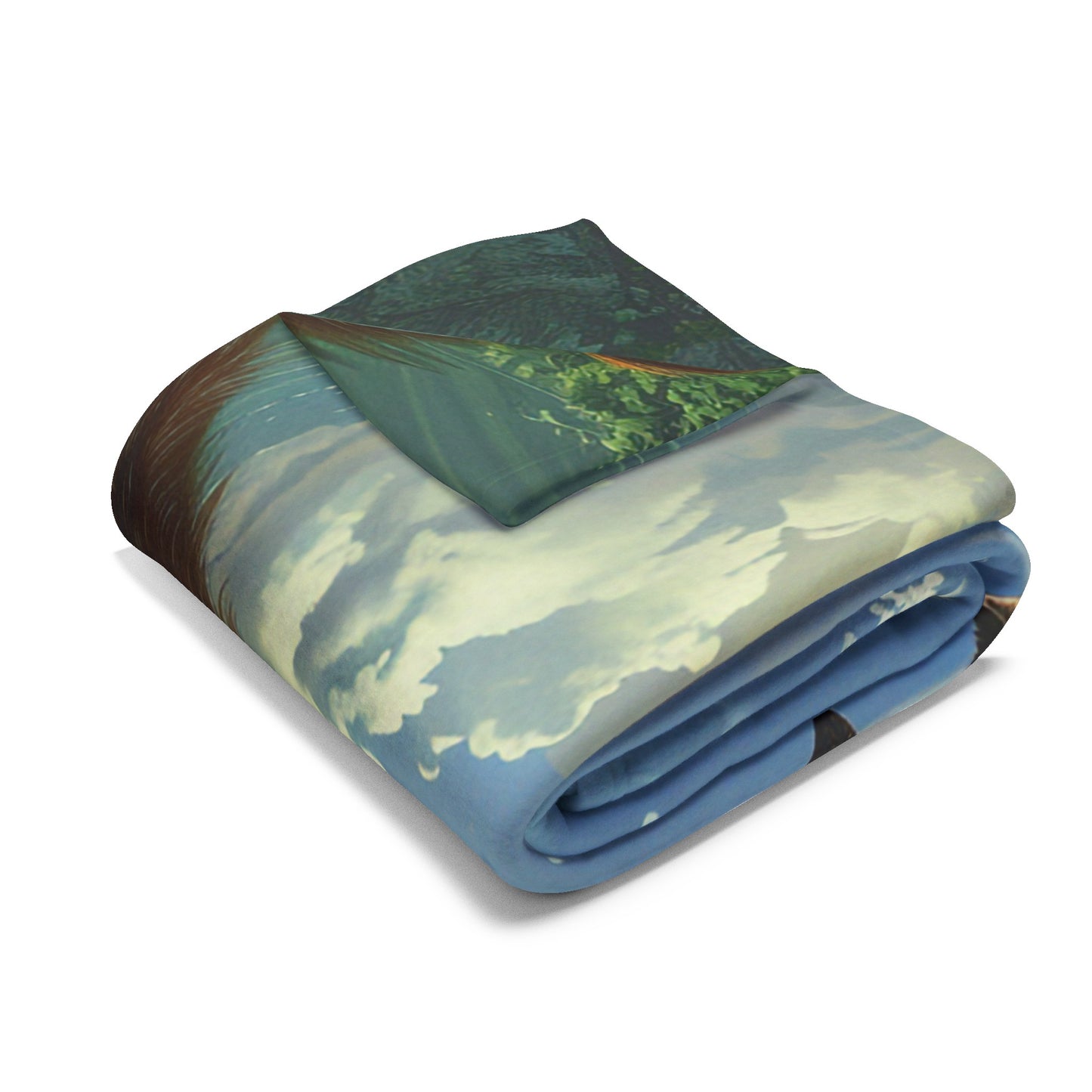 Valley View #3 Arctic Fleece Blanket - UK