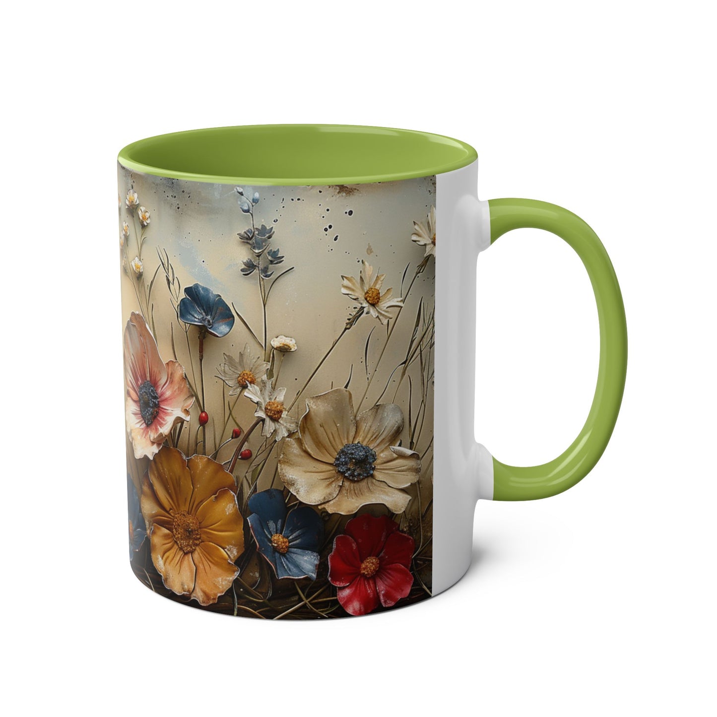 **Pressed Wild Flowers #2 - Coffee Mug 11oz  UK