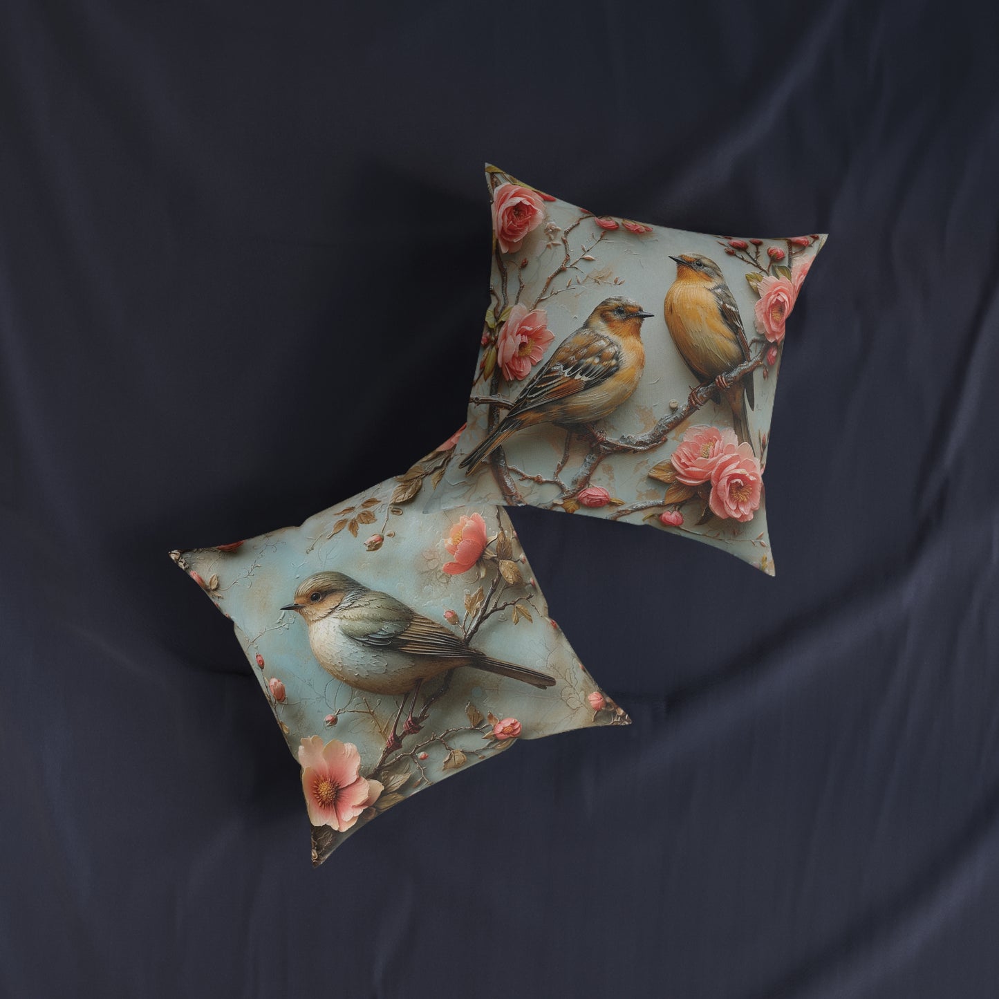 Birds 3D - Square Pillow - UK