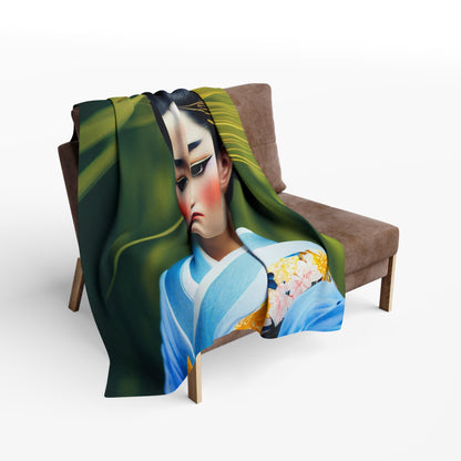 Geisha #4 Arctic Fleece Blanket
