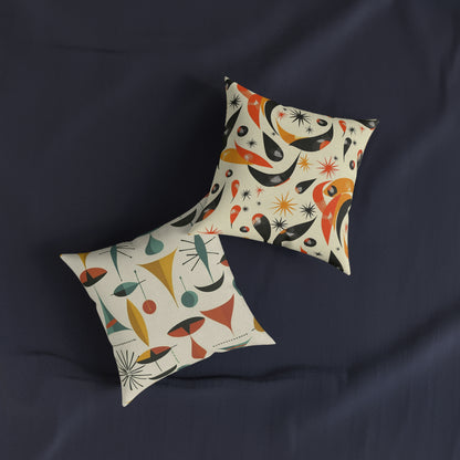 1950s Retro - Square Pillow - UK