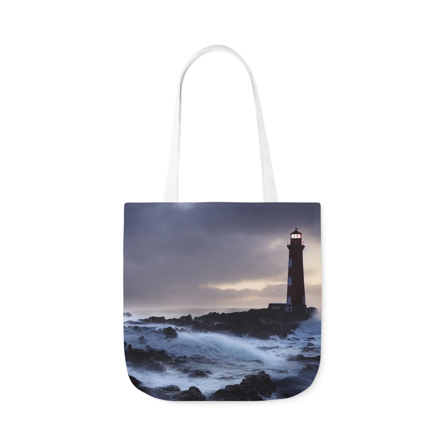 Seascape #3 - Polyester Canvas Tote Bag (AOP)