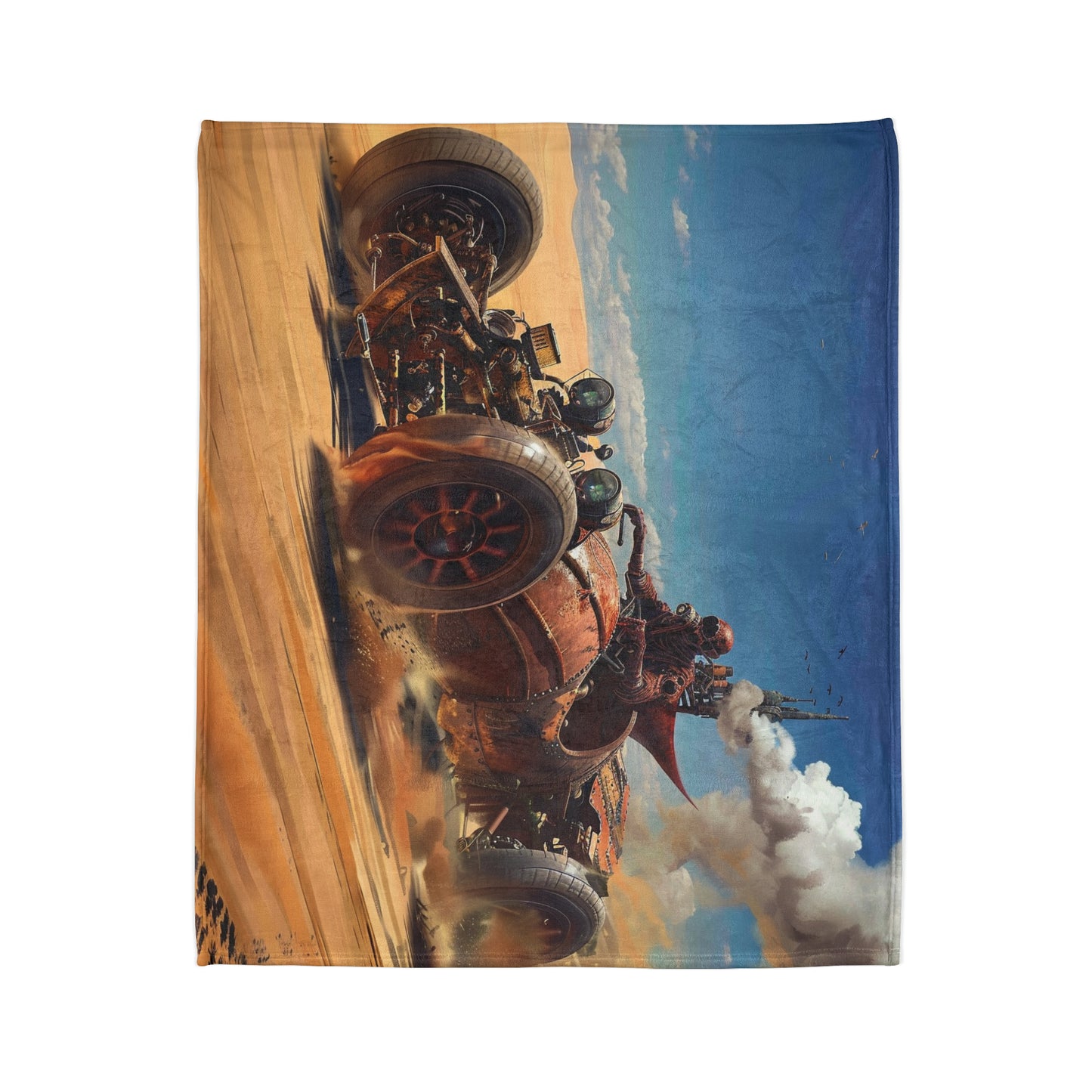 Steampunk Racer #1 - Soft Polyester Blanket