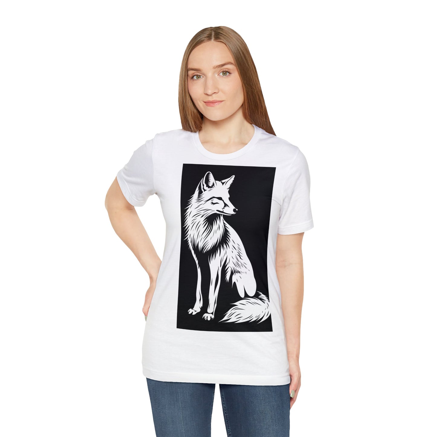 Fox Silhouette Unisex Jersey Short Sleeve Tee