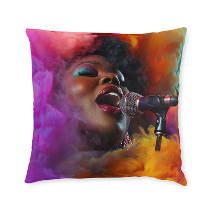 Jazz Singer 2 - Square Pillow - UK