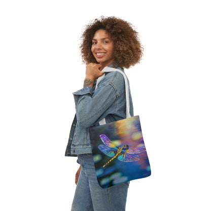 Dragonfly - Polyester Canvas Tote Bag (AOP)