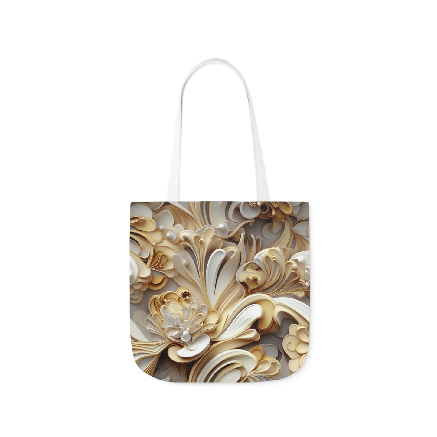 Brocade Design - Polyester Canvas Tote Bag (AOP)