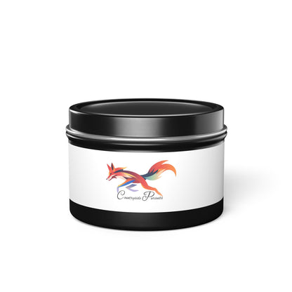 Aromatic Tin Candles - Cozy Fox Design for Home Decor & Gifts USA