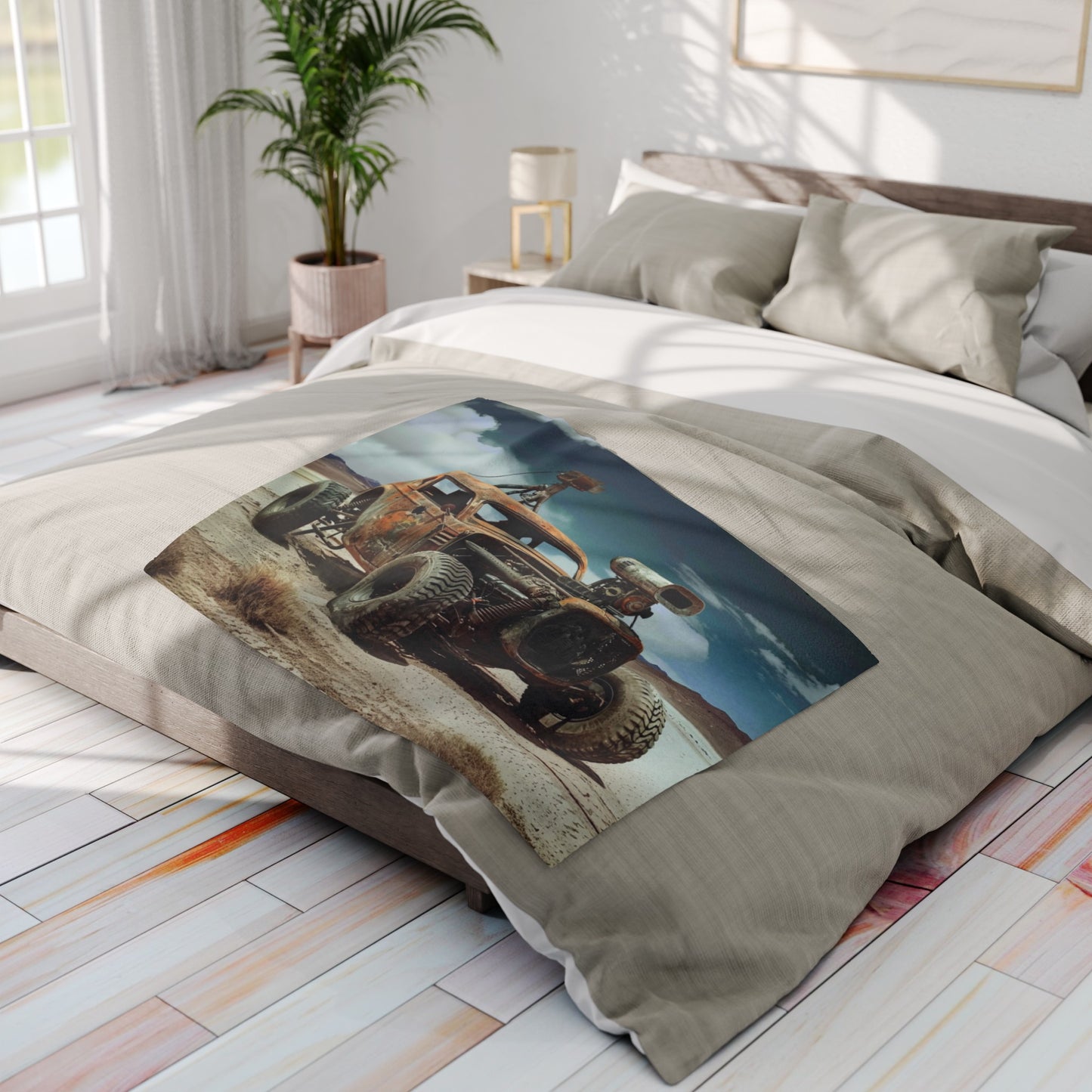 Car 3 Arctic Fleece Blanket - USA