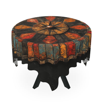 Bohemian Mandala Tablecloth 3 - Vibrant Decorative Cover for Home Decor & Celebrations UK