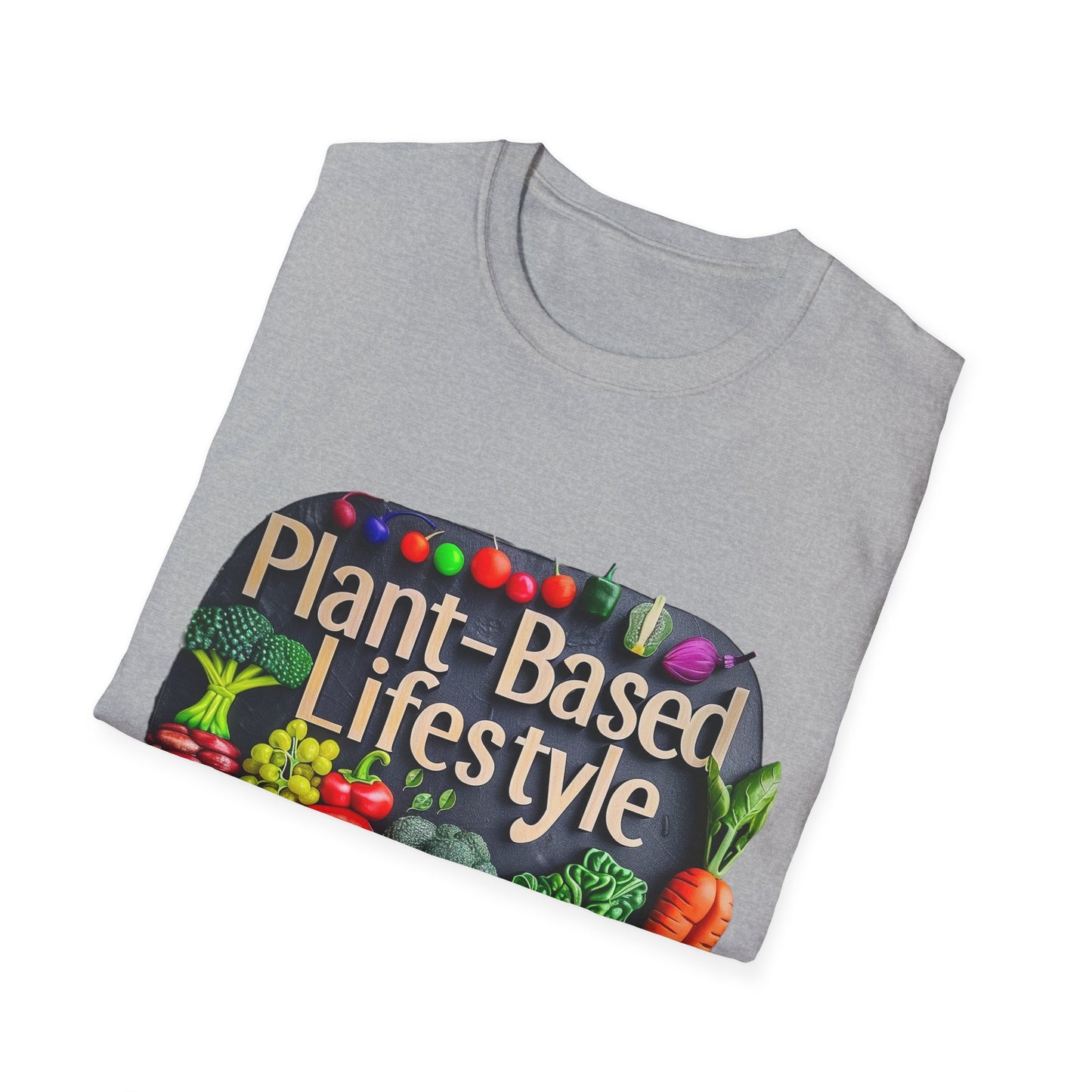 Plant Based Lifestyle #1 - Unisex Softstyle T-Shirt (UK)